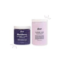 2'li Set Blackberry Lavender & Raspberry Sugar Scrub | Selülit, Çilek Bacak, Batık Giderici