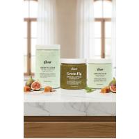 3'lü Set Green Fig Scrub & Green Fig Caramel Sugar Scrub & Green Fig Yogurt Selülit Batık Giderici