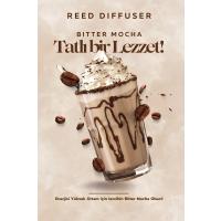 Bitter Mocha Bambu Oda Kokusu Yedek Likit 1000 ml / Reed Diffuser Liquid