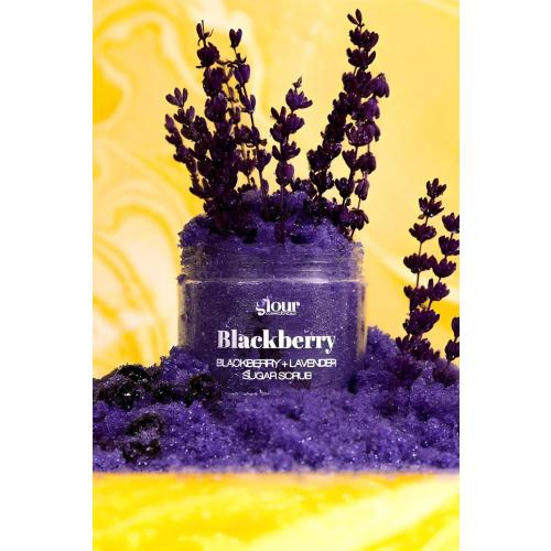 Blackberry & Lavender Sugar Scrub 250 ml / Yenileyici Ve Nemlendirici Doğal Vücut Peelingi