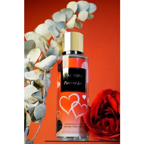 Forever Love Body Mist & Hair Mist 250 ml / Vücut Spreyi & Saç Spreyi - 1 Adet Oje Hediyeli