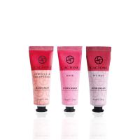 Hibiscus Strawberry & Rose & My Way Hand Cream 3’lü Set 30 ml / El Kremi - 1 Adet Oje Hediyeli