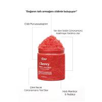 Sugar Scrub 250ml - Cherry & Coconut | Selülit, Çilek Bacak, Batık Giderici Şeker Scrub